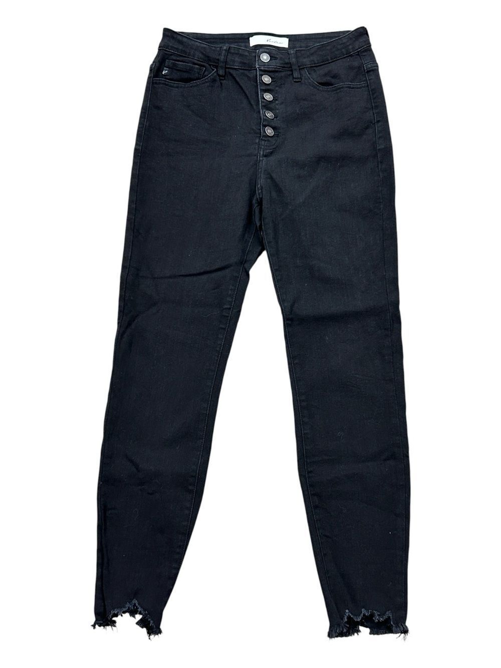 KanCan Black Button-Fly High Rise Skinny Jeans